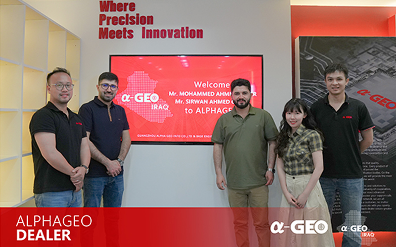 Una delegación de Alpha Geo-Iraq de Irak visitó AlphaGeo para profundizar la cooperación en la difusión de tecnología.